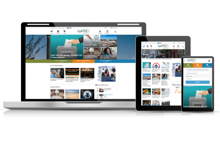 McKinney Online web development project